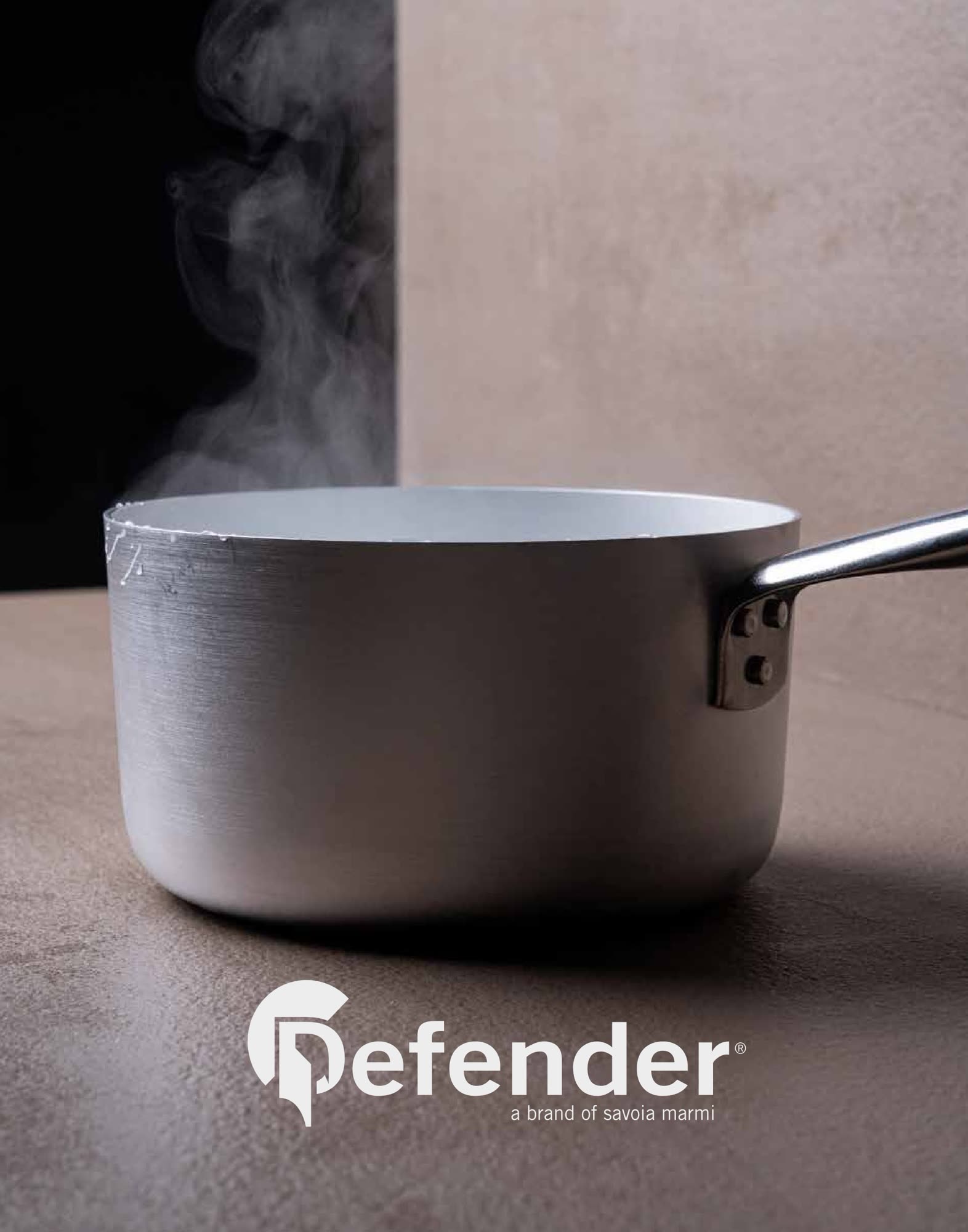 Hot pot on a Defender-treated slab